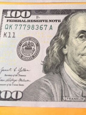 100 Bill 2021 QK77798367A Lucky Triple 7S- #206176123534